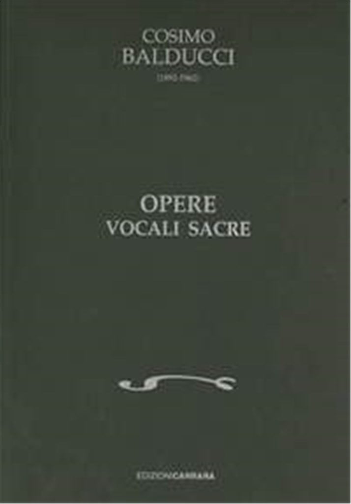 Opere Vocali Sacre